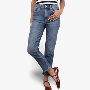 Daze NWT Daily Driver High-Rise Cigarette Slim Leg Jeans In Influencer Wash